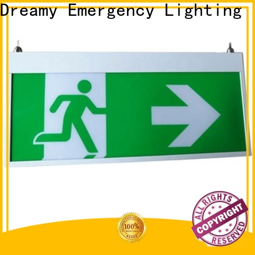 Dreamy Top battery operated lighted exit signs manufacturers backup batteries