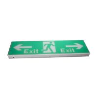 Fire-Retardant ABS Polyester Base Approval CE Outdoor Emergency Exit Sign