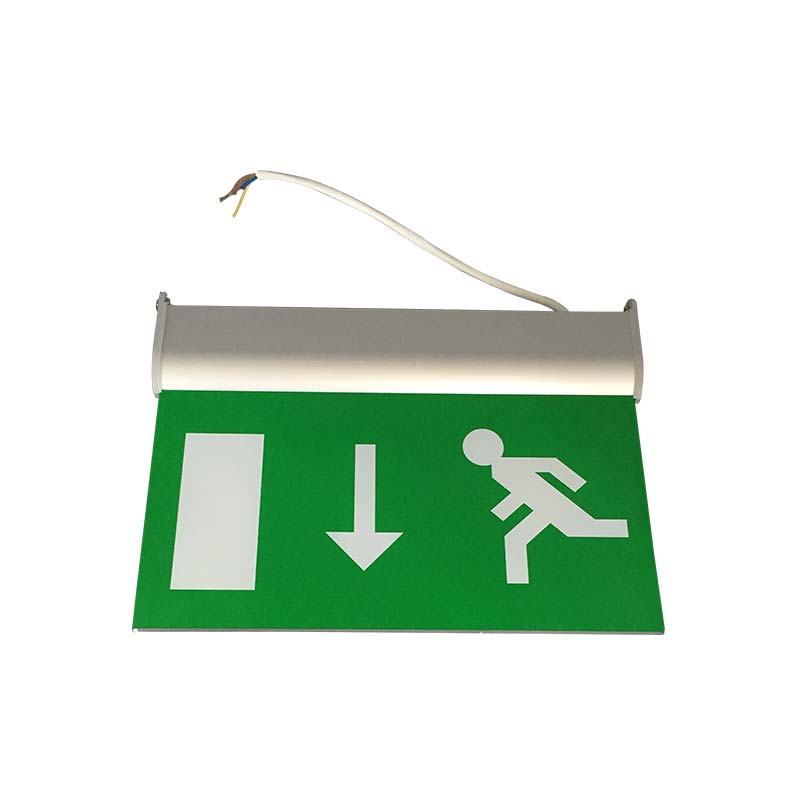 CE Approval Aluminum Material Ni-Cd Emergency Lighting Double-Side Exit Sign Lighting