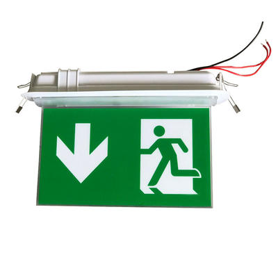 Ceiling Recessed Double-sides LED Commercial Emergency Exit Lights